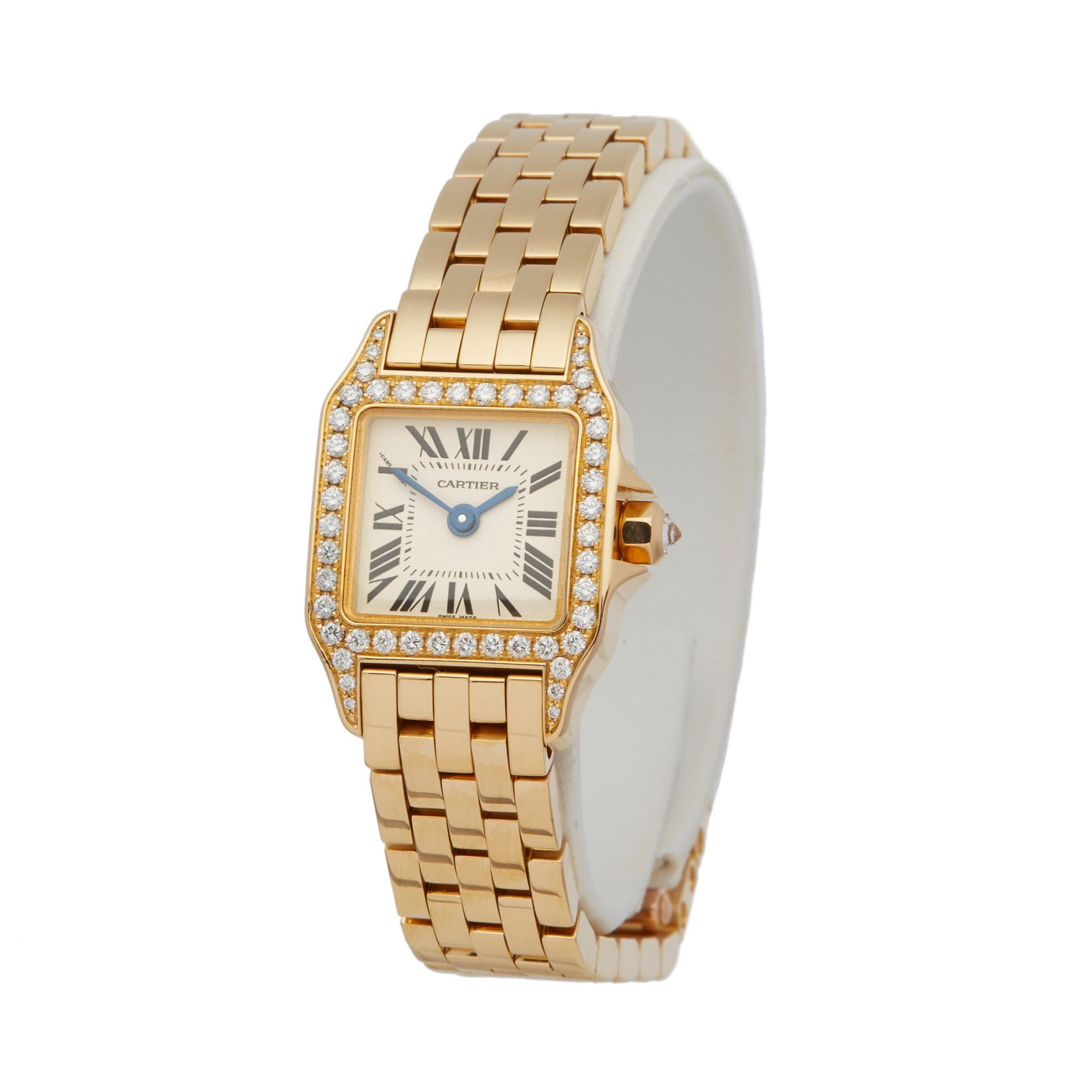 Ref: W5774
Manufacturer: Cartier
Model: Santos Demoiselle
Model Ref: 2853
Age: Circa 2010's
Gender: Mens
Complete With: Box Only
Dial: White roman
Glass: Sapphire Crystal
Movement: Quartz
Water Resistance: To Manufacturers Specifications
Case: 18k