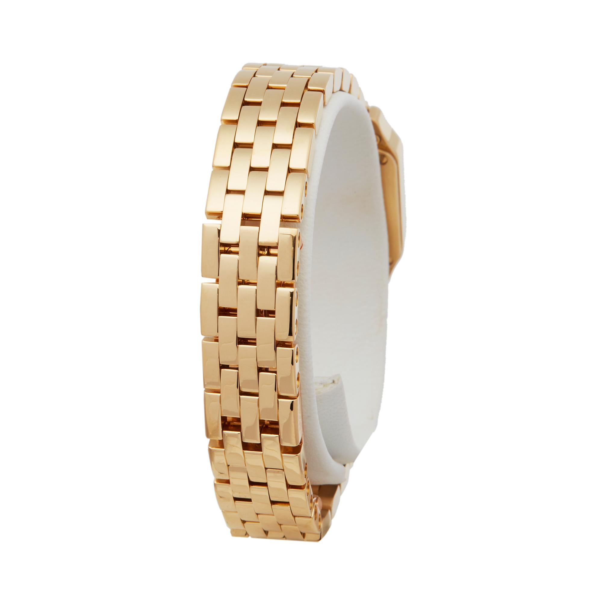 Cartier Santos Demoiselle 18k Yellow Gold 2853 Wristwatch 1