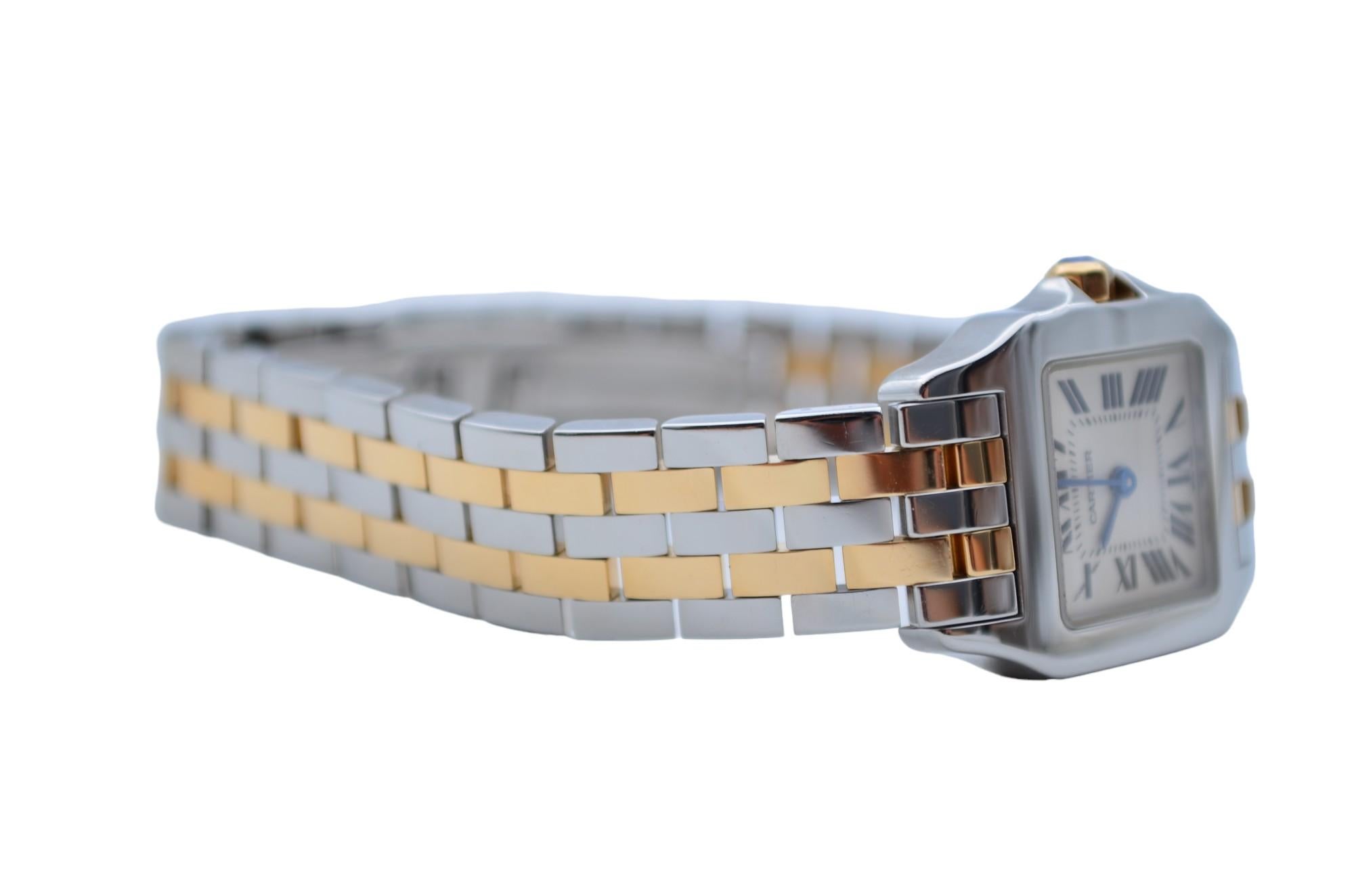 Cartier Santos Demoiselle 20x28mm Two Tone White Roman Dial Ref W25066Z6 2698 3