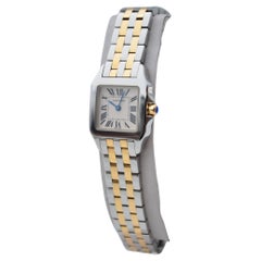 Cartier Santos Demoiselle 20x28mm Two Tone White Roman Dial Ref W25066Z6 2698