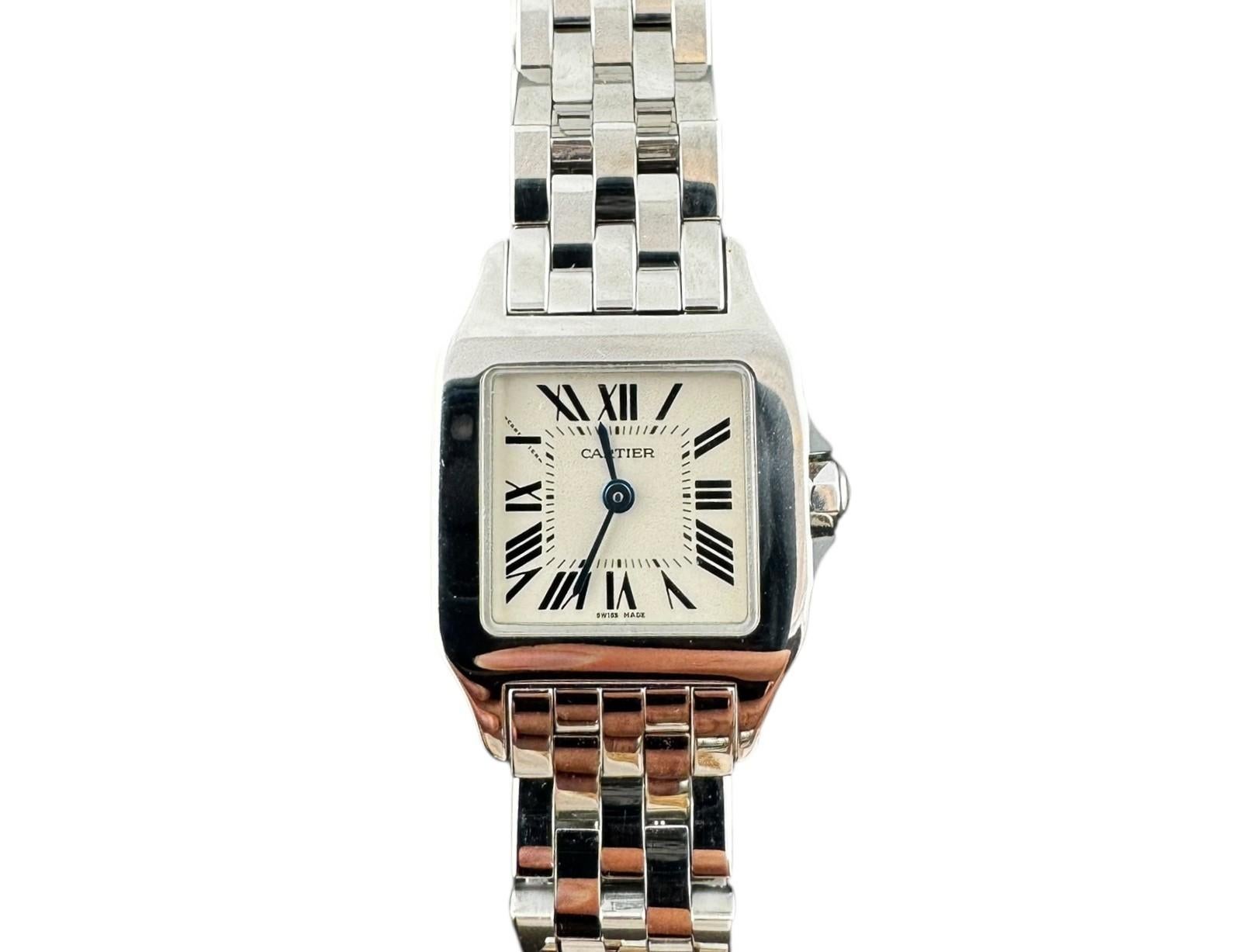 Cartier Santos Demoiselle 2698 Orologio da donna in acciaio inossidabile #23241