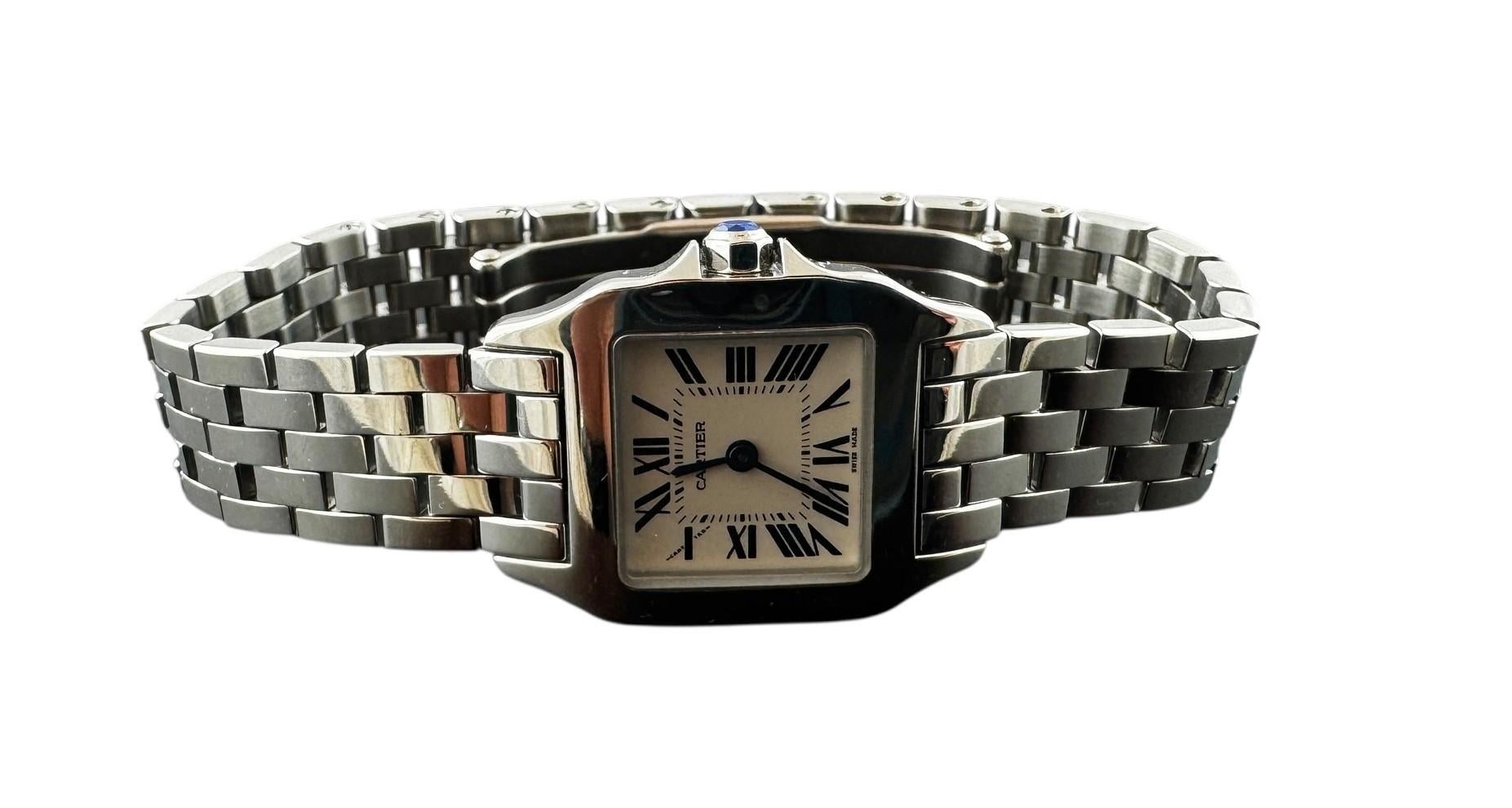Cartier Santos Demoiselle 2698 Stainless Steel Ladies Watch #24202 en venta 1