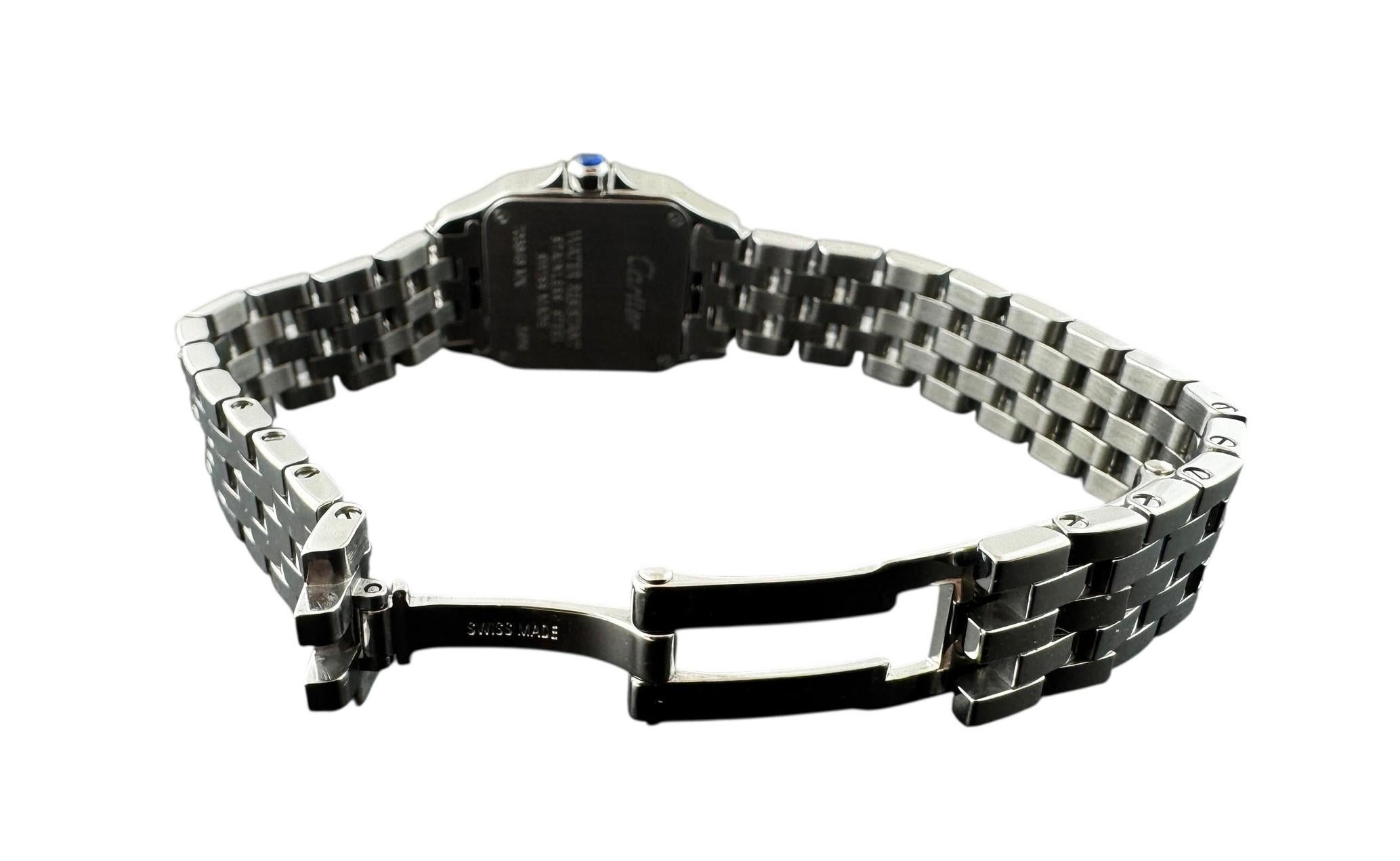 Cartier Santos Demoiselle 2698 Stainless Steel Ladies Watch #24202 en venta 4