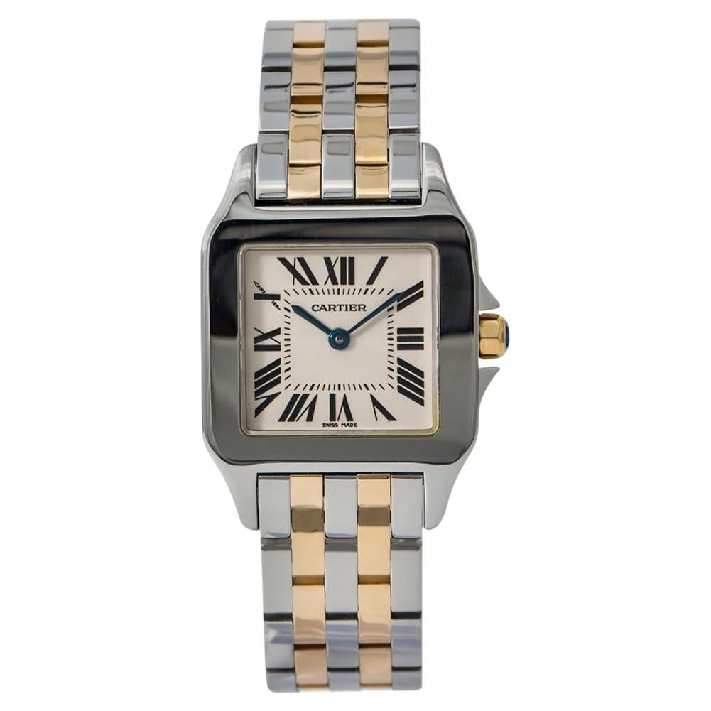 Cartier Santos Demoiselle 2701 W25065Z5 Womens Two-Tone Quartz Watch