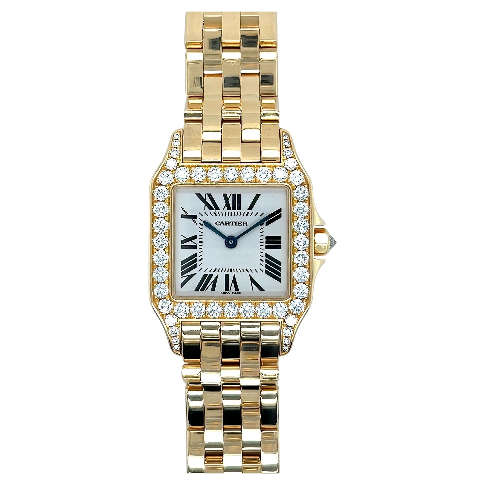 Reloj CARTIER Santos Demoiselle Oro Diamante