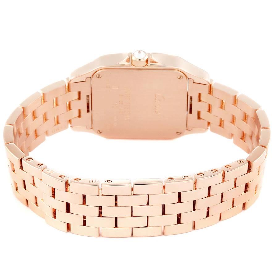 Cartier Santos Demoiselle: Große Roségold-Diamant-Damenuhr WF9007Z8 4