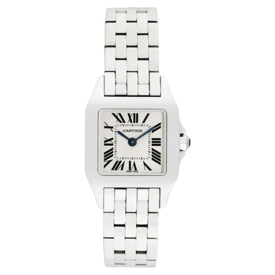 Cartier Santos Demoiselle Midsize 26mm Ivory Silver Dial W25065Z5