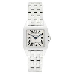 Cartier Santos Demoiselle Midsize 26mm Ivory Silver Dial W25065Z5