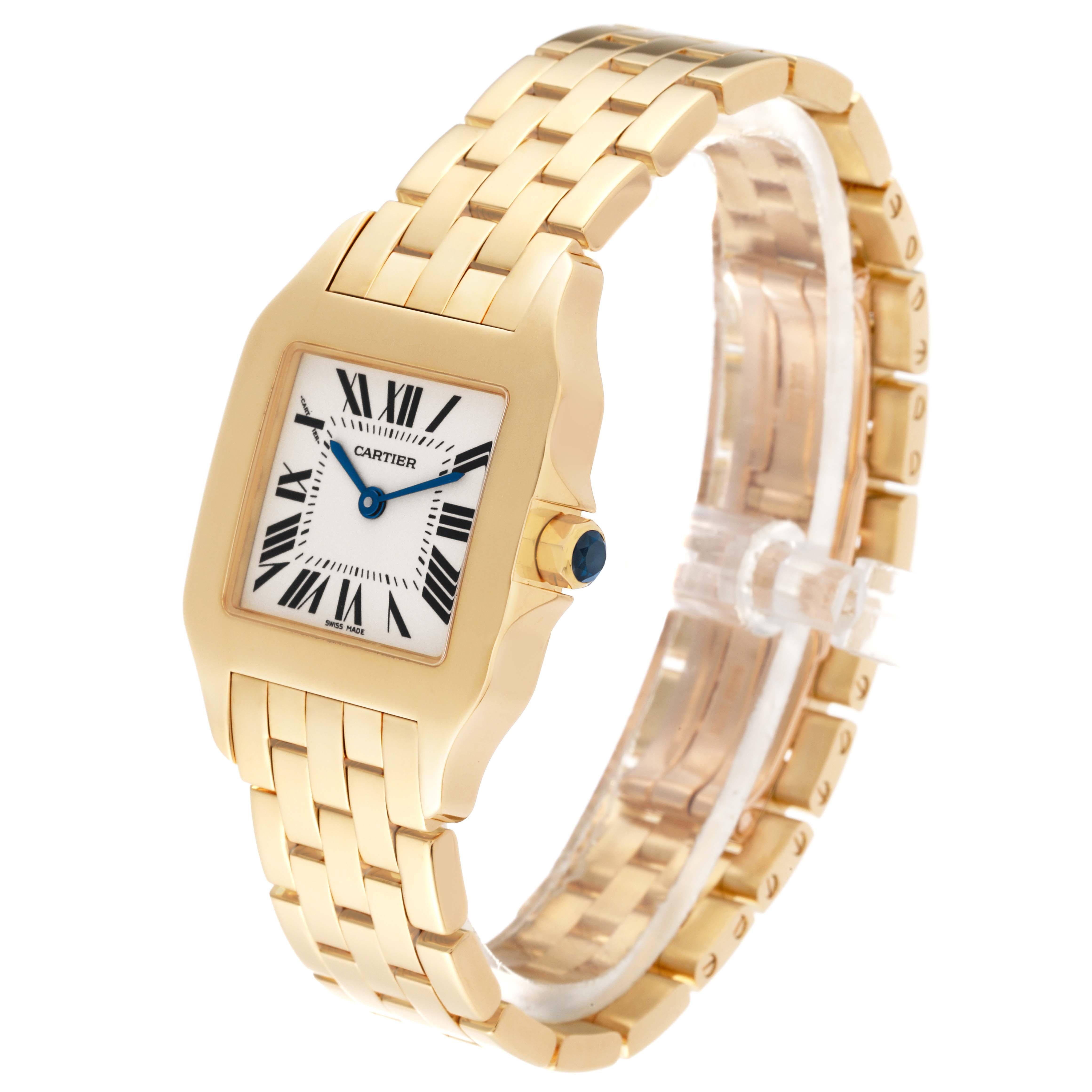 Cartier Santos Demoiselle Midsize Yellow Gold Ladies Watch W25062X9 1