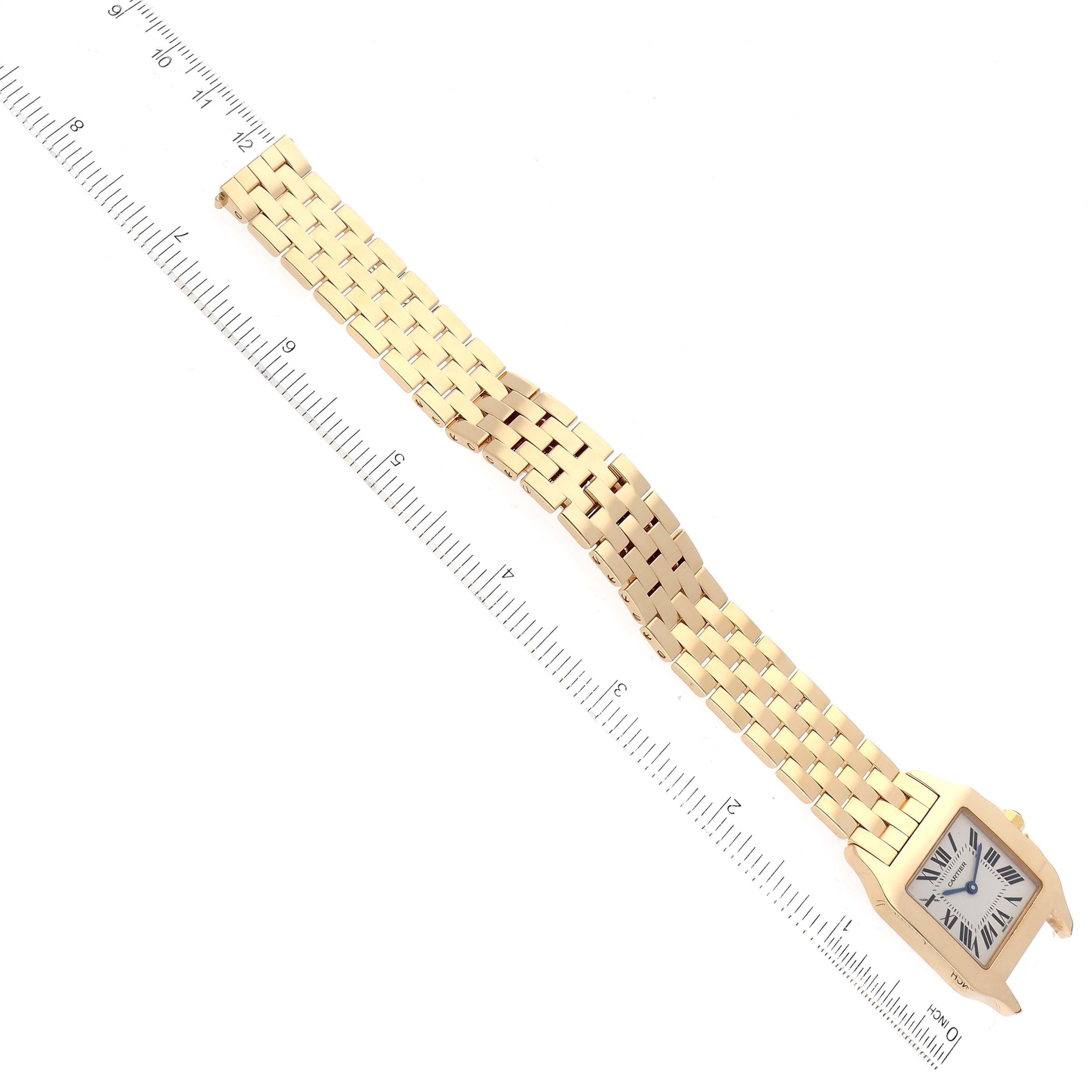 Cartier Santos Demoiselle Midsize Yellow Gold Ladies Watch W25062X9 4