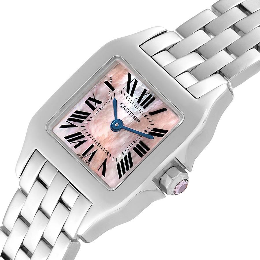 Cartier Santos Demoiselle MOP Dial Steel Ladies Watch W25075Z5 1