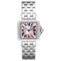Cartier Santos Demoiselle MOP Dial Steel Ladies Watch W25075Z5