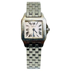 Used Cartier Santos Demoiselle Mother Of Pearl & Steel Watch