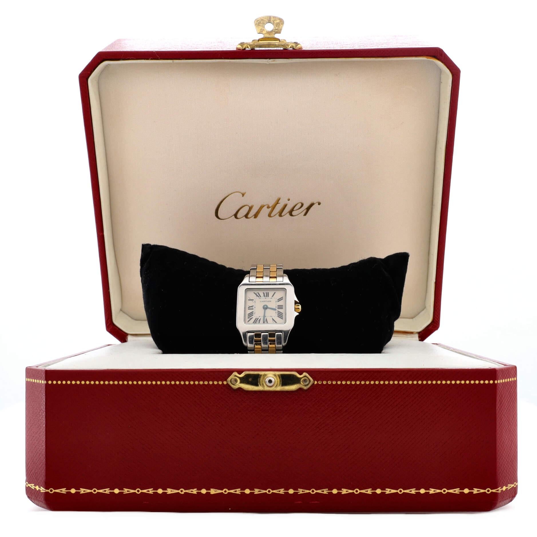 Condition: Good. Heavy scratches and wear throughout. Wear and scratches on case and bracelet..
Accessories: Box, Instruction Booklet
Measurements: Case Size/Width: 20mm, Watch Height: 6mm, Band Width: 12mm, Wrist circumference: 5.5