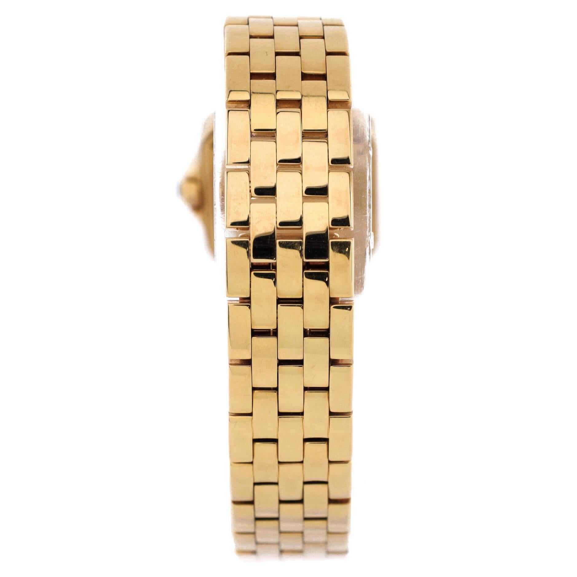 Cartier Santos Demoiselle Quartz Watch Yellow Gold 20 1