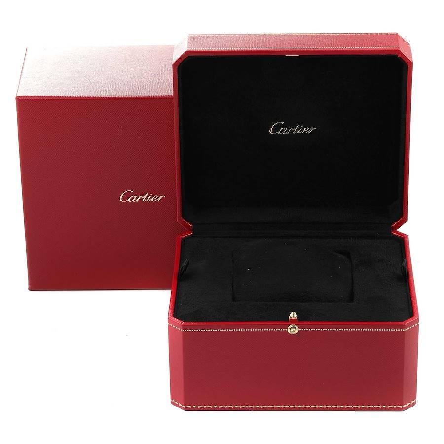 Cartier Santos Demoiselle petite montre pour femme en or rose et diamants 2794 en vente 5