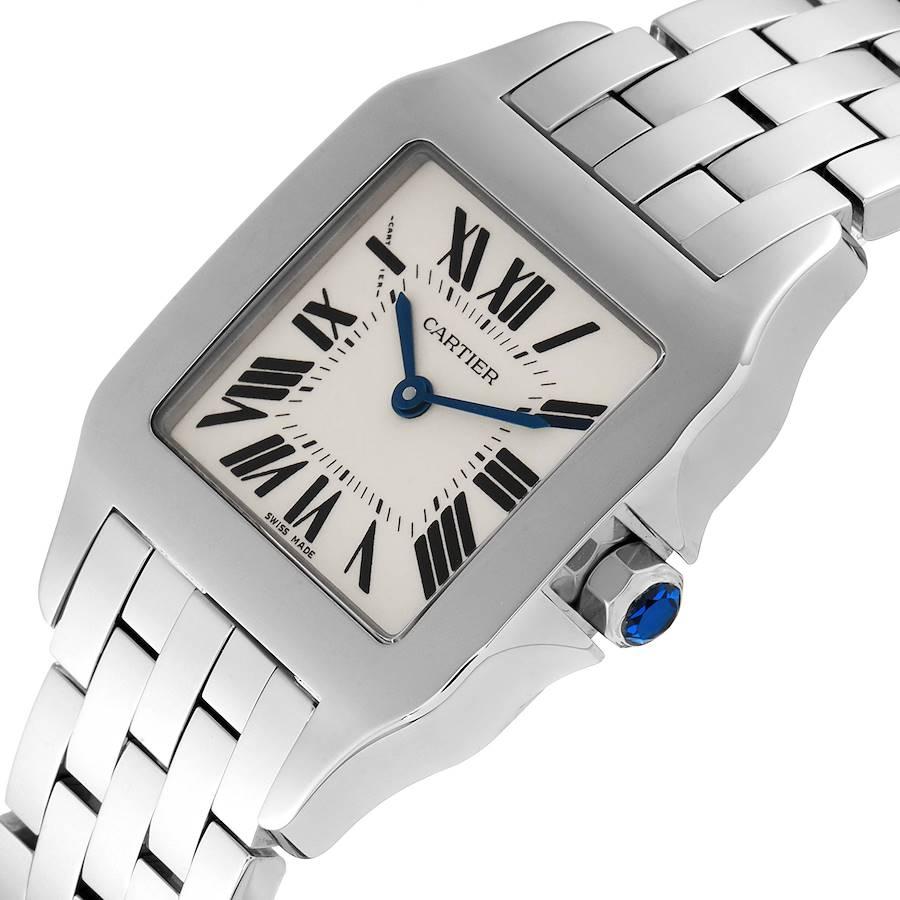 Cartier Santos Demoiselle Steel Midsize Silver Dial Ladies Watch W25065Z5 1