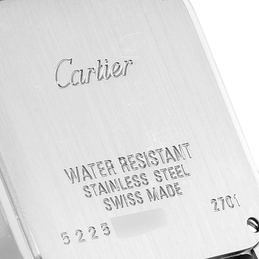 Cartier Santos Demoiselle Steel Midsize Silver Dial Ladies Watch W25065Z5 2
