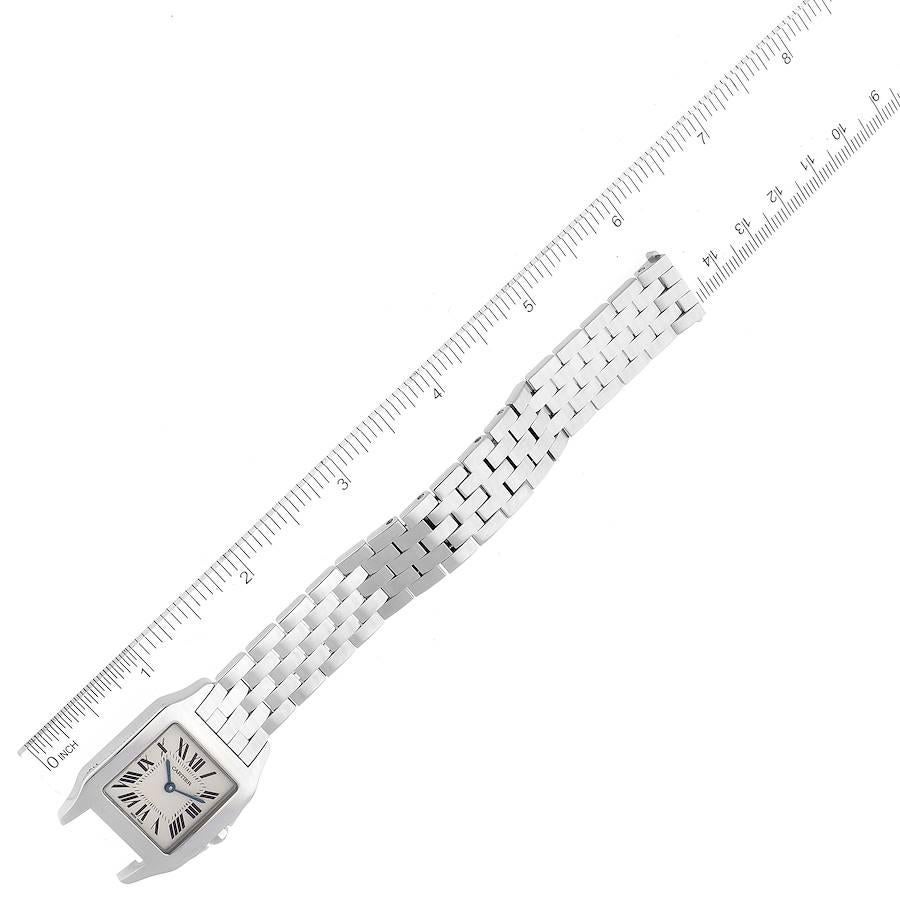 Cartier Santos Demoiselle Steel Midsize Silver Dial Ladies Watch W25065Z5 1