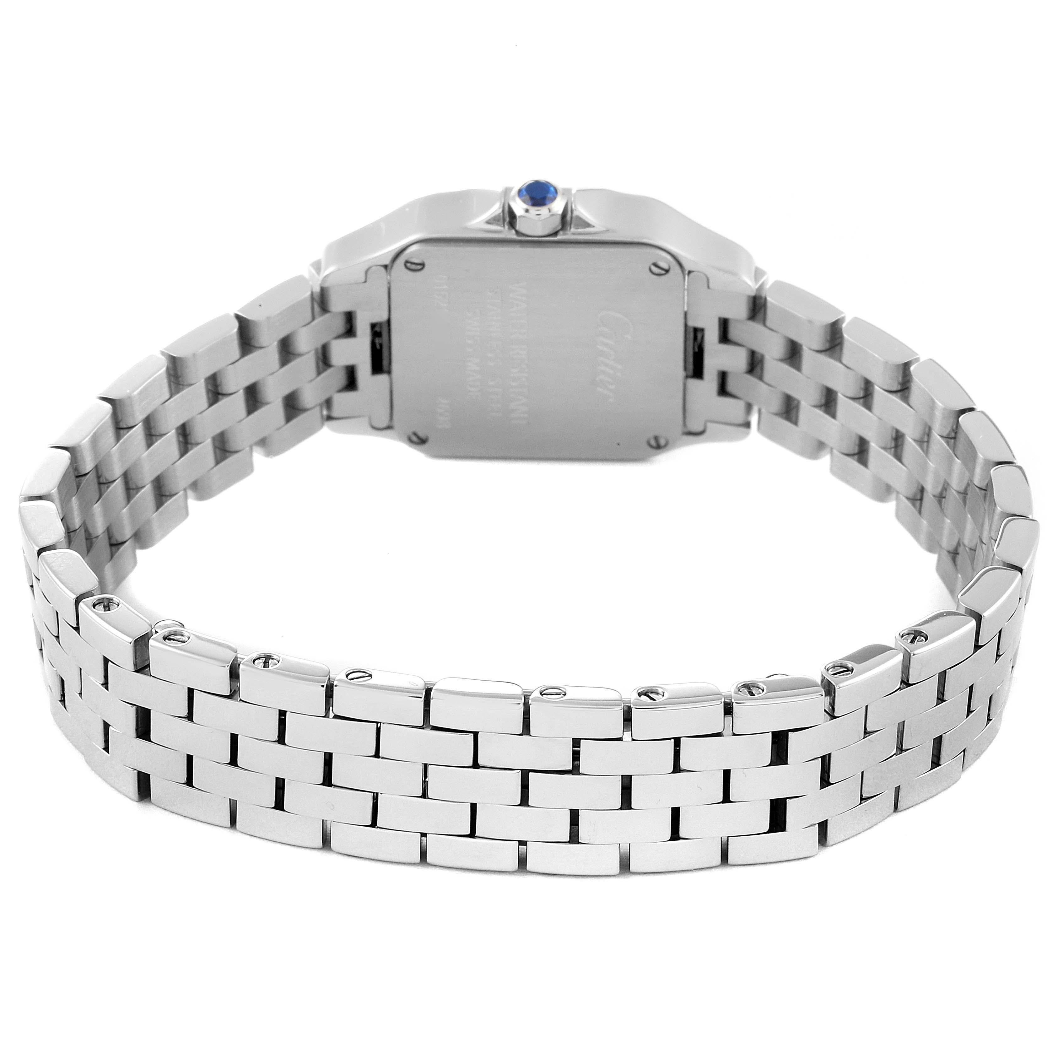 Cartier Santos Demoiselle Steel Silver Dial Ladies Watch W25064Z5 2