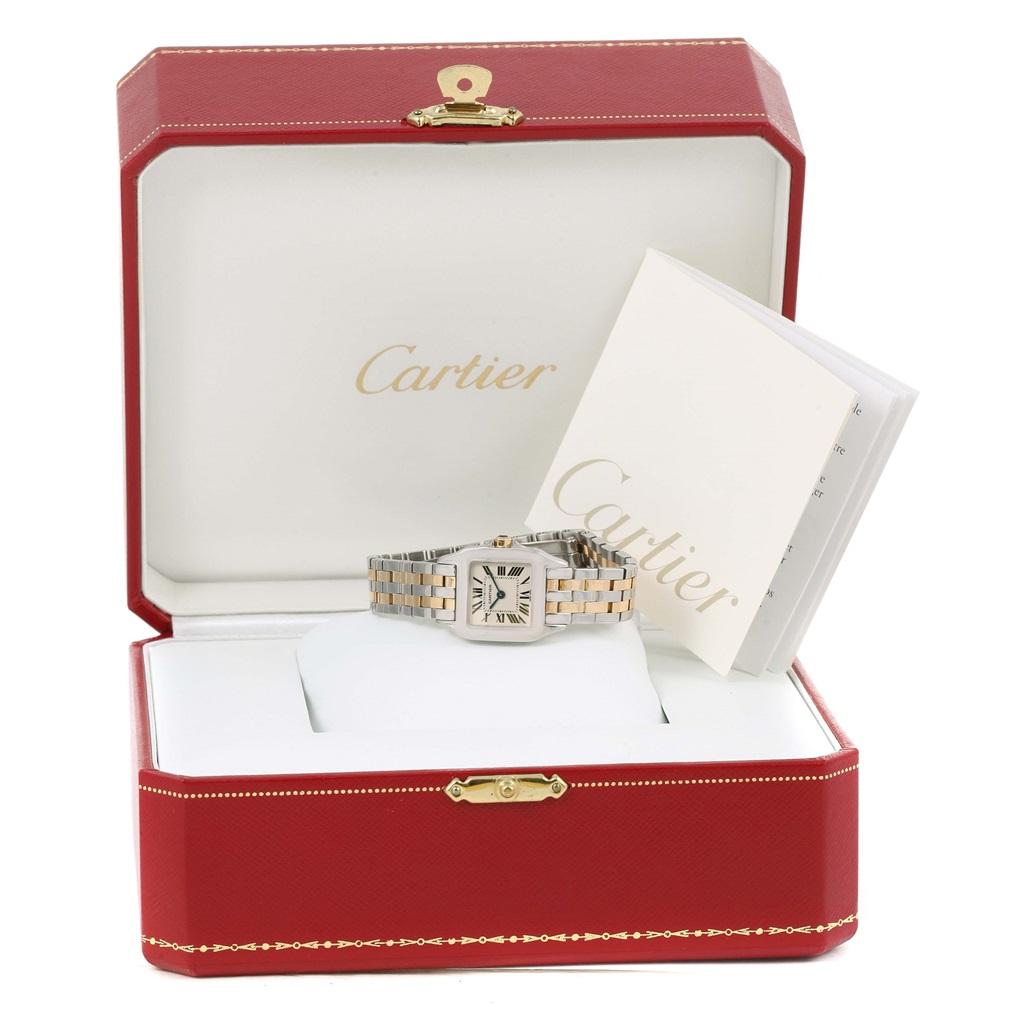 Cartier Santos Demoiselle Steel Yellow Gold Ladies Watch W25066Z6 8