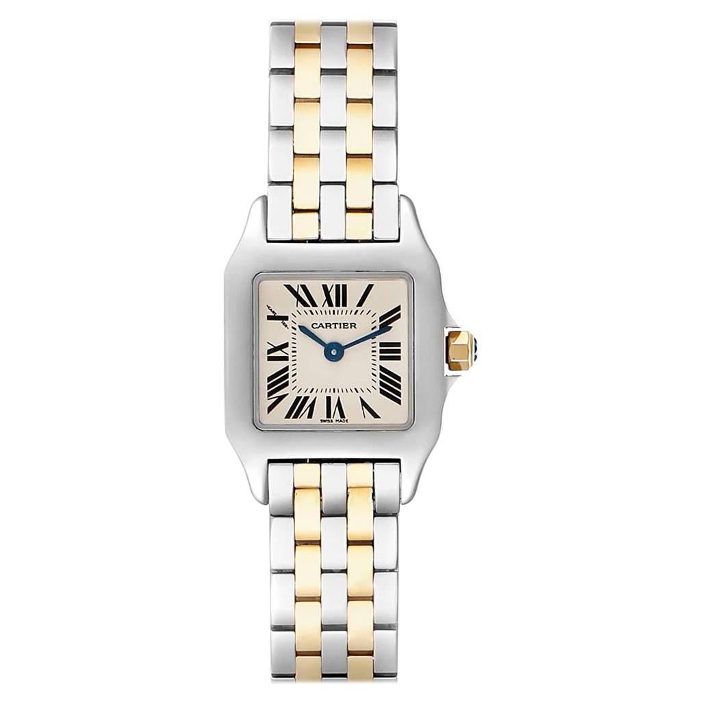 Cartier Santos Demoiselle Steel Yellow Gold Ladies Watch W25066Z6