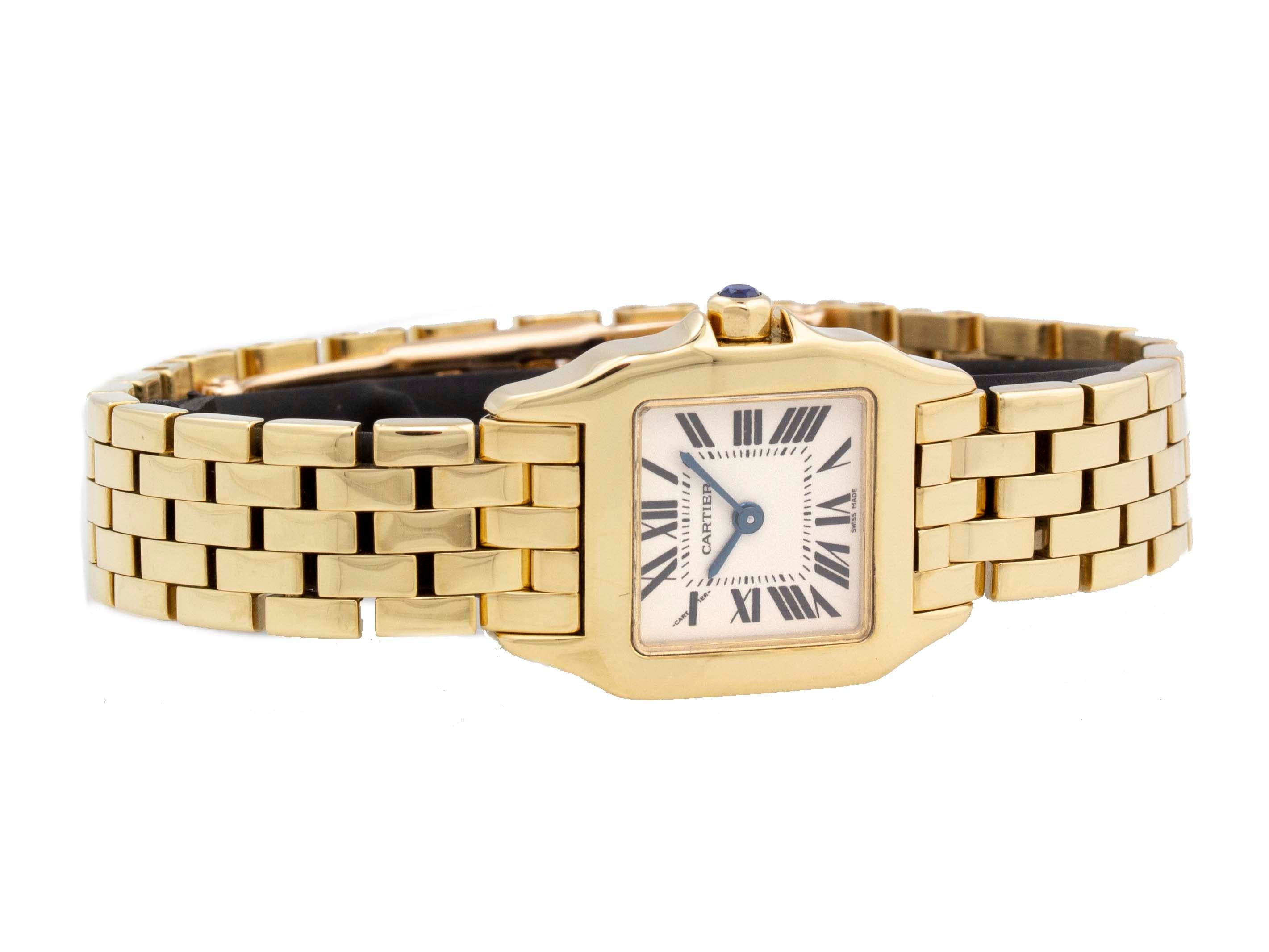 Cartier Santos Demoiselle W25063X9 In Good Condition For Sale In Willow Grove, PA