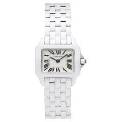 Cartier Santos Demoiselle W25064Z5 - Damenuhr, Edelstahl, Edelstahl