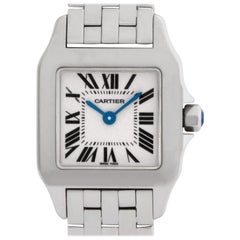 Cartier Santos Demoiselle W25064Z5, White Dial, Certified
