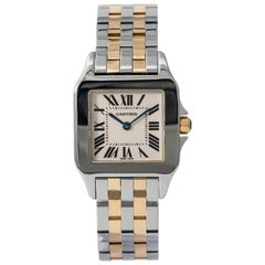 Cartier Santos Demoiselle W25065Z5, Beige Dial, Certified and