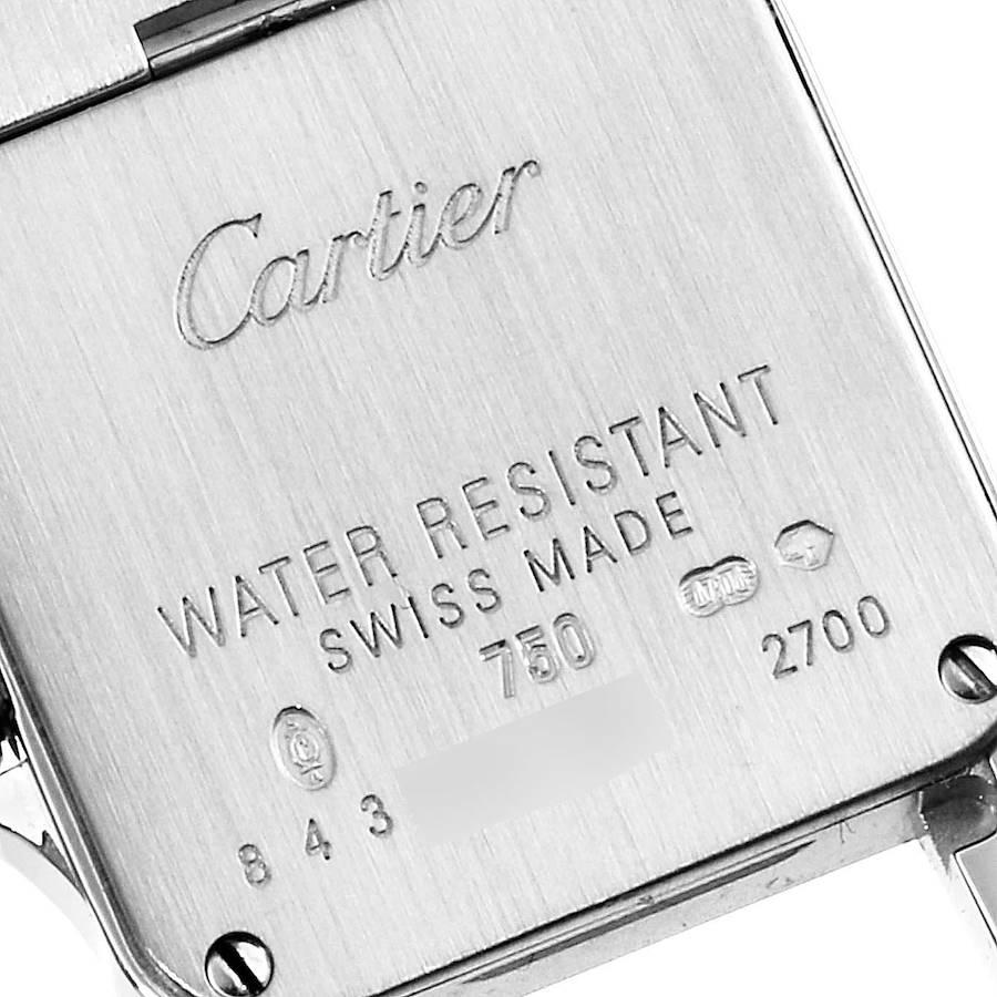 Cartier Santos Demoiselle White Gold Diamond Ladies Watch WF9003YC For Sale 2