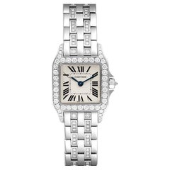 Cartier Santos Demoiselle White Gold Diamond Ladies Watch WF9003YC