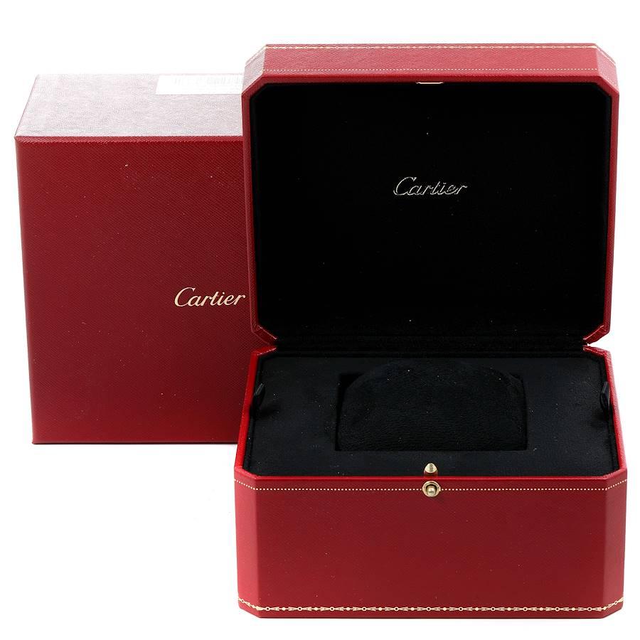 Cartier Santos Demoiselle White Gold Diamond Ladies Watch WF9005Y8 For Sale 5