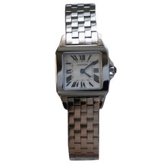 Cartier Santos Demosille W25064Z5 Stainless Steel Ladies