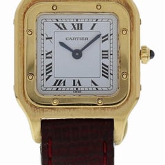 Cartier Santos Dumont 1576 with Band and White Dial Certified Pre-Owned
