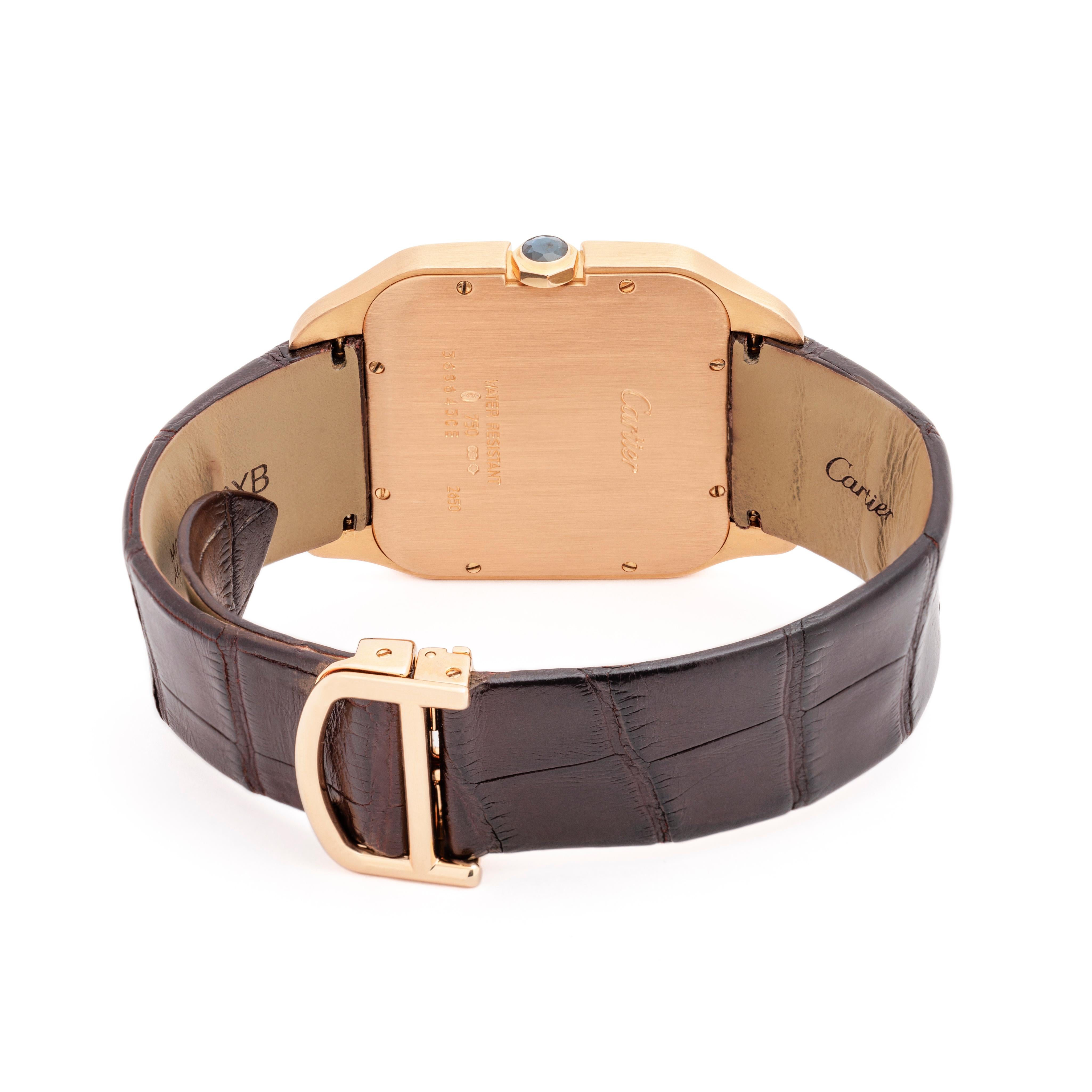 Cartier Santos Dumont 18 Karat Rose Gold Model W2006951 1