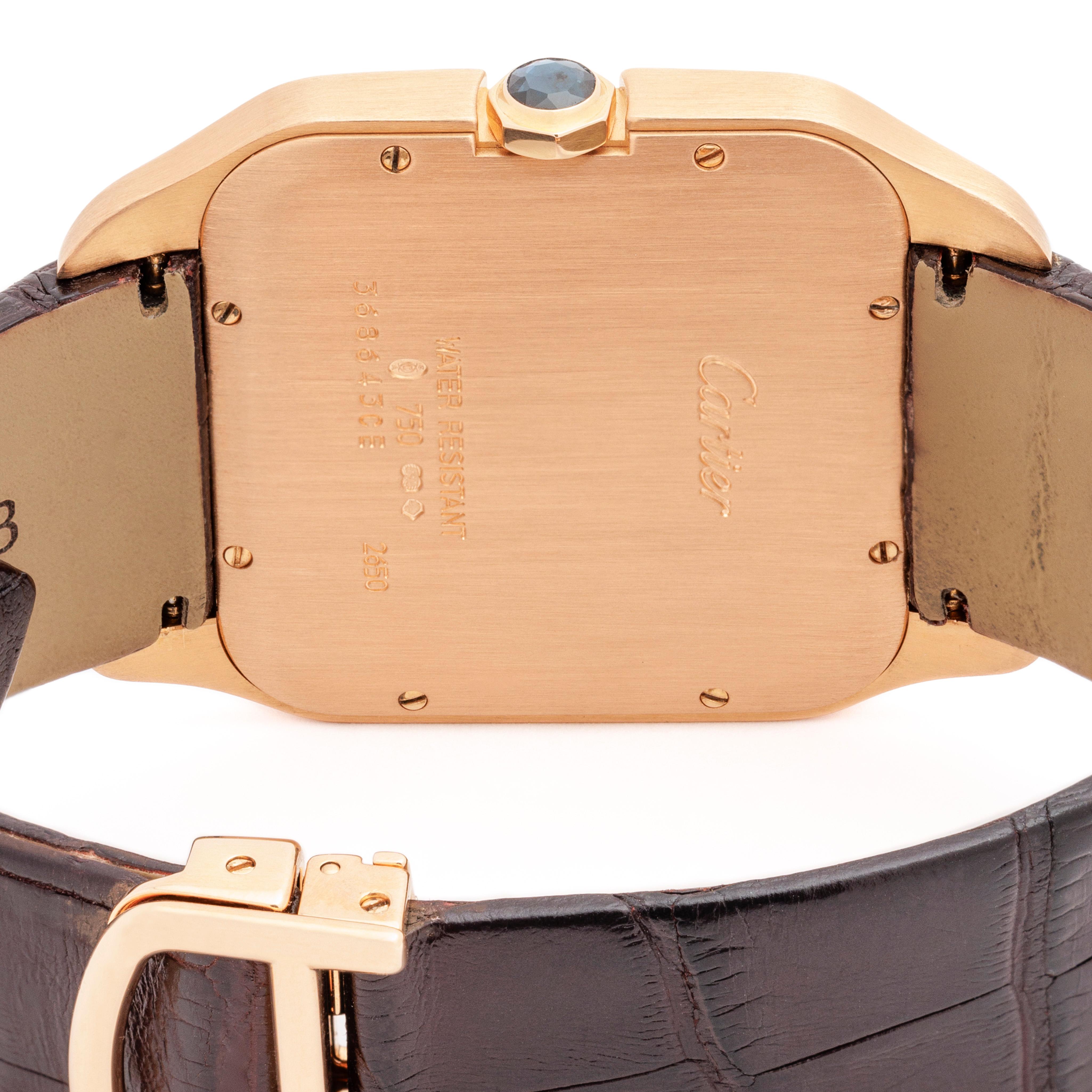 Cartier Santos Dumont 18 Karat Rose Gold Model W2006951 3
