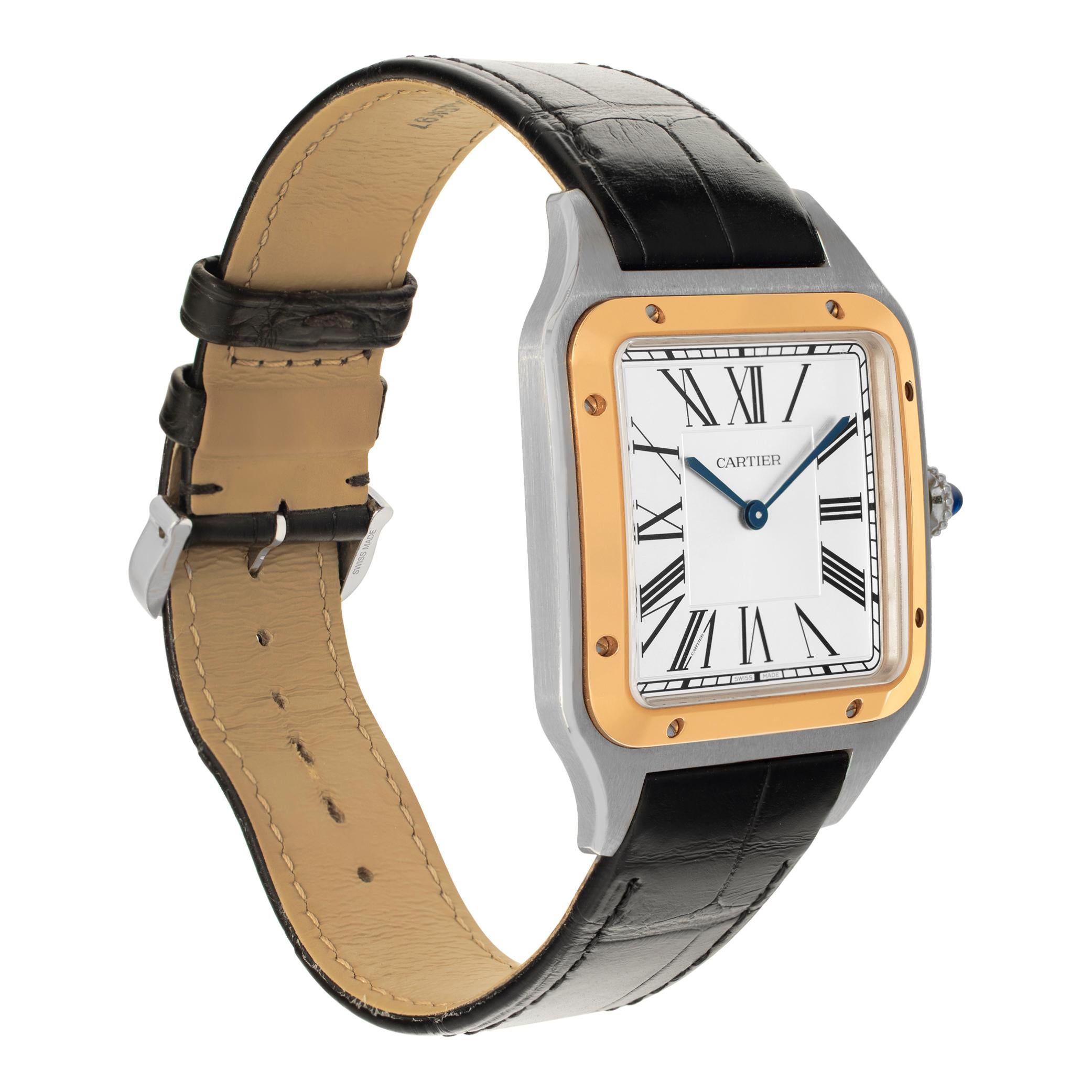 cartier santos dumont white gold