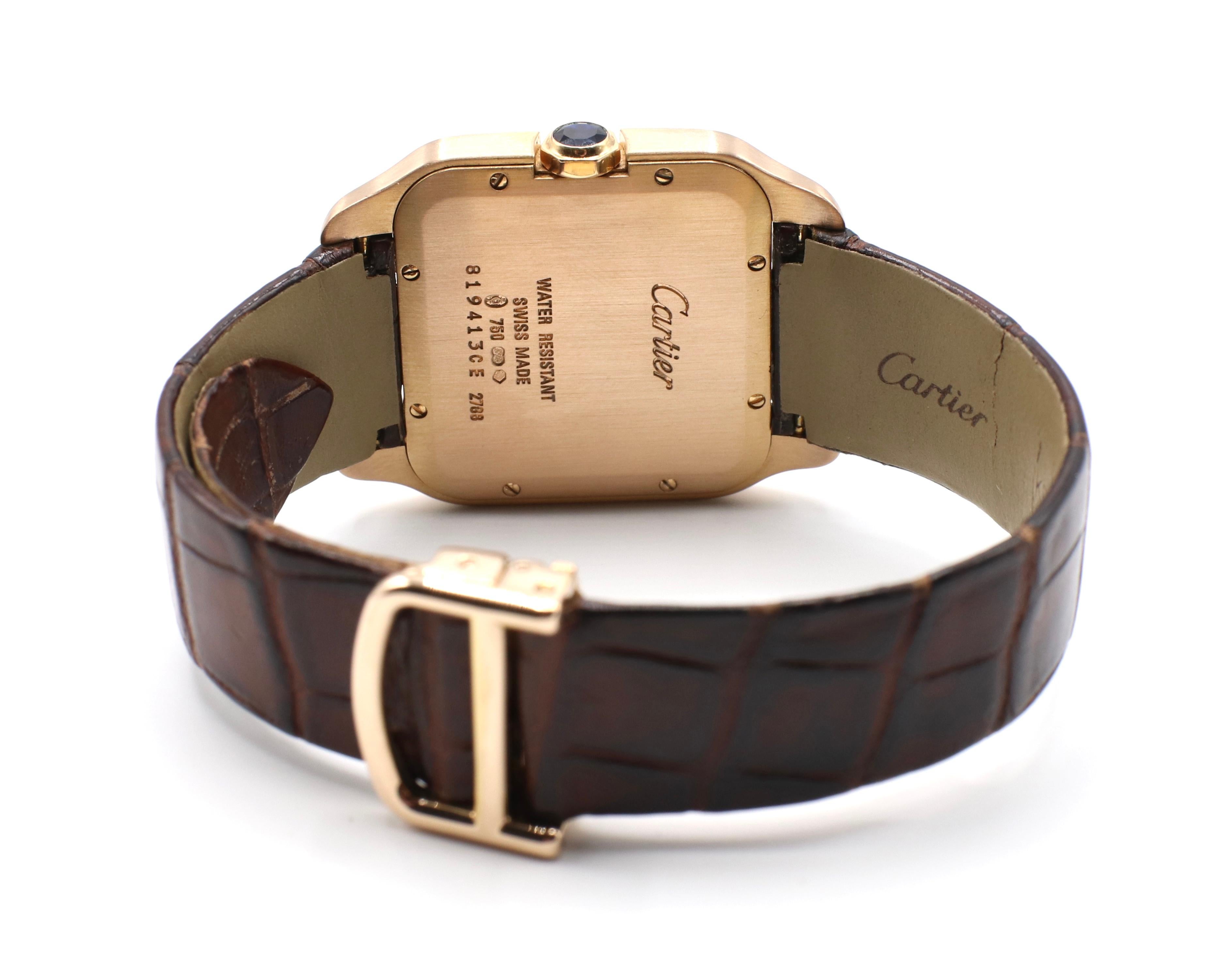 cartier herrenuhr lederarmband