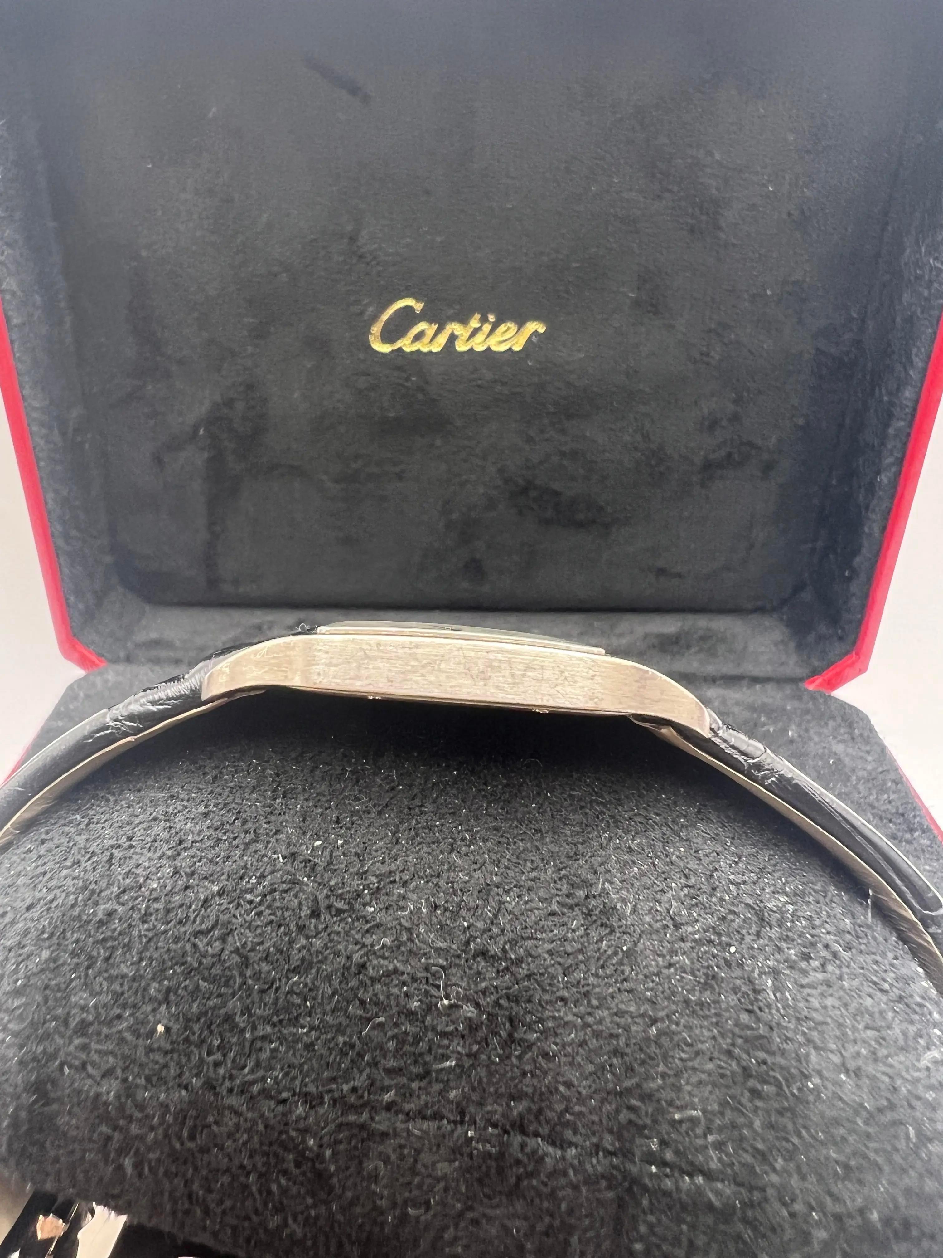 Cartier Santos Dumont 30.5mm x 38.5mm 18K White Gold W2009451 Box and Card For Sale 3