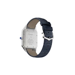 Cartier Santos-Dumont Hand-Wound Mechanical Movement Steel Watch WSSA0032