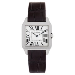 Cartier Santos Dumont in 18k White Gold Watch with Box and Papers, Ref. W2009451