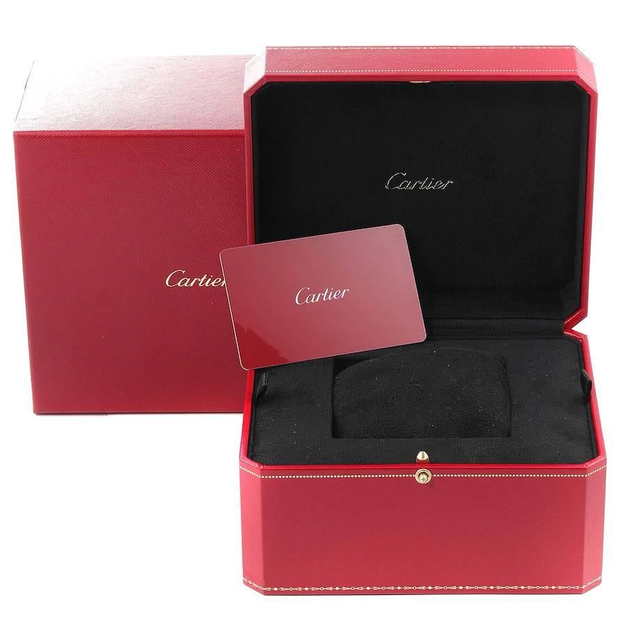 Cartier Santos Dumont Large Black Strap 