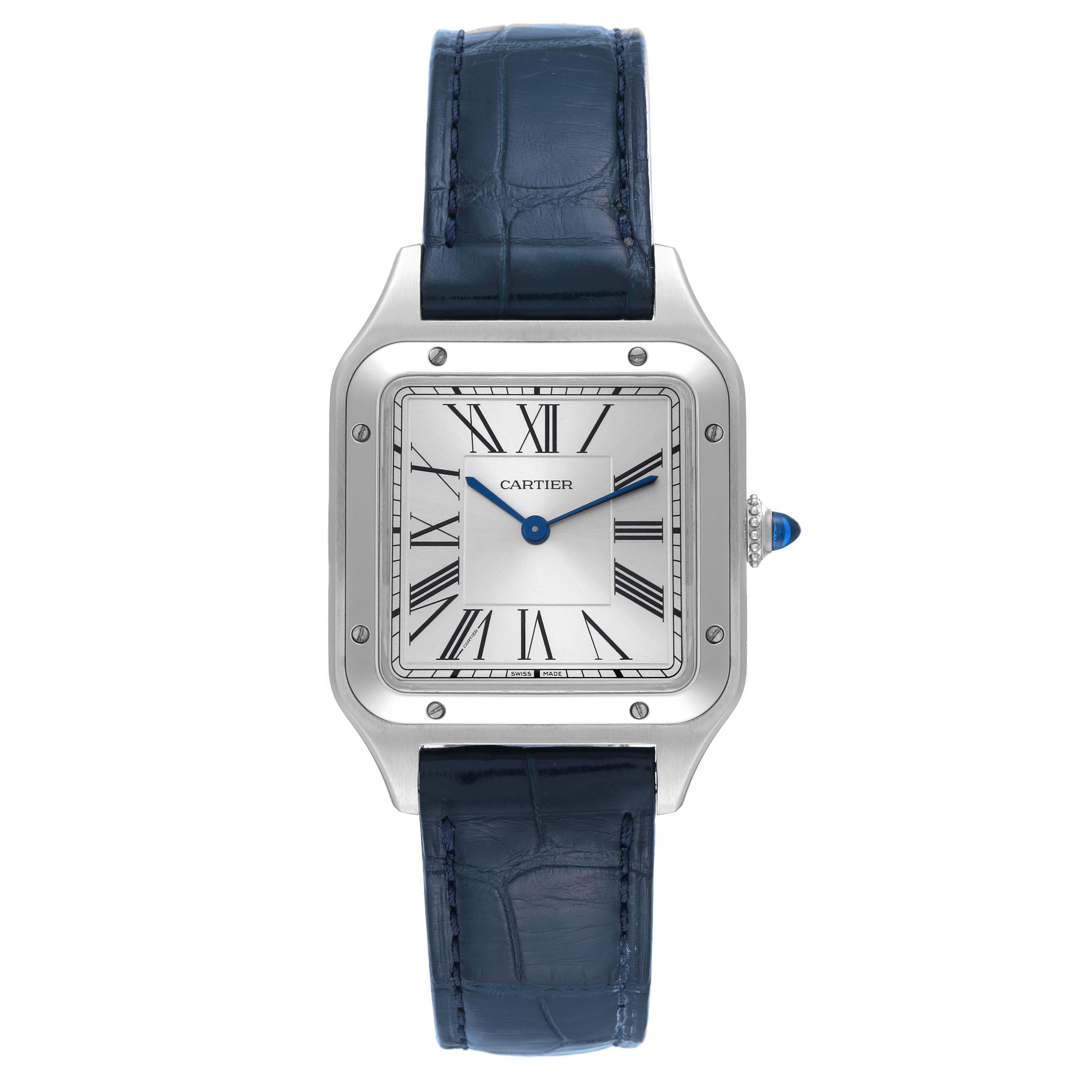 cartier santos large black