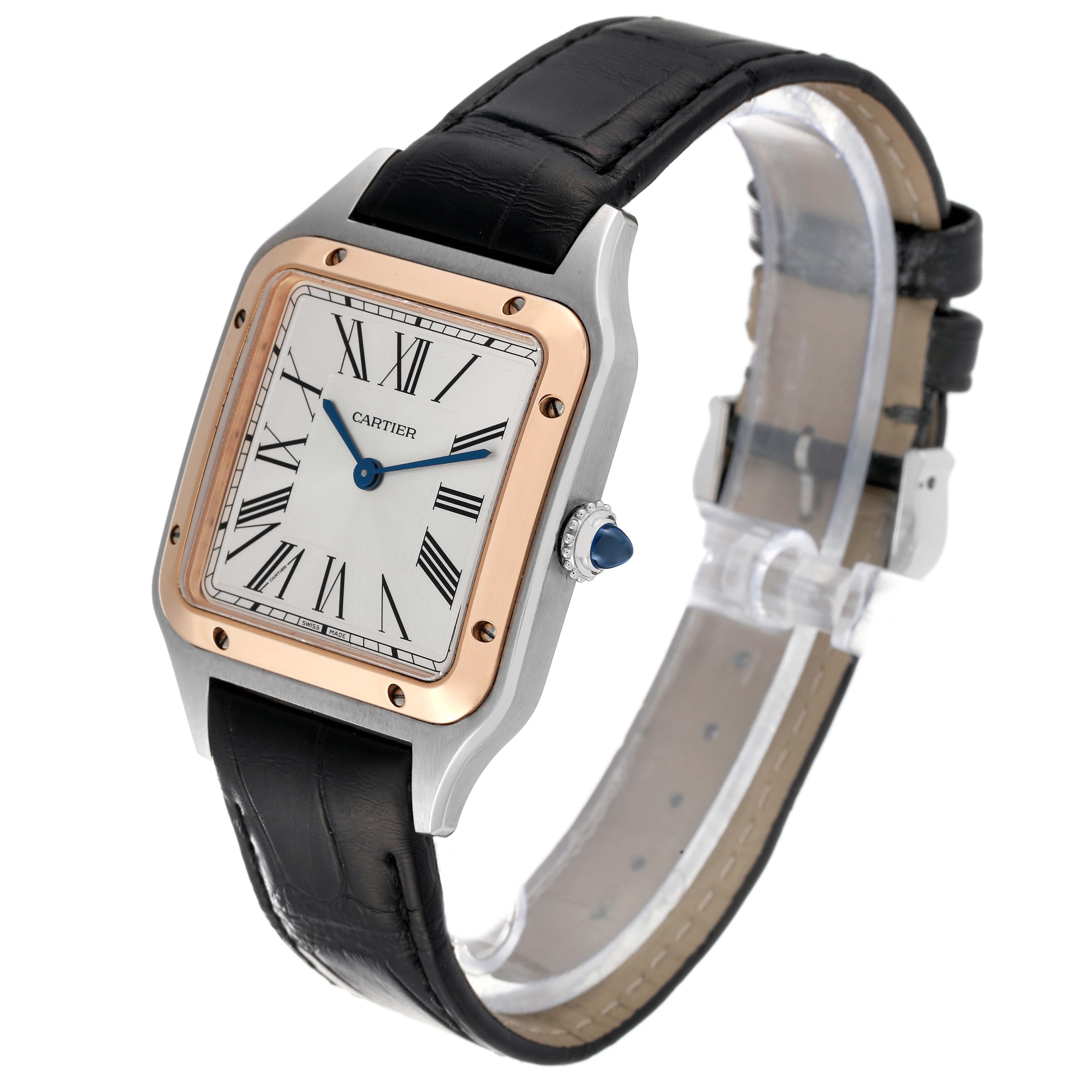 cartier santos dumont large rose gold