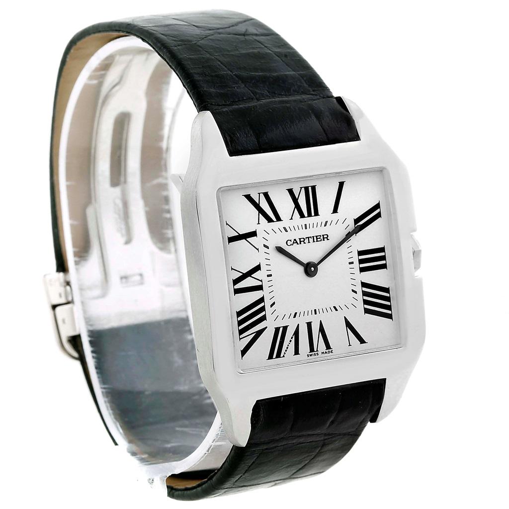 Cartier Santos Dumont Men's 18 Karat White Gold Manual Watch W2007051 1