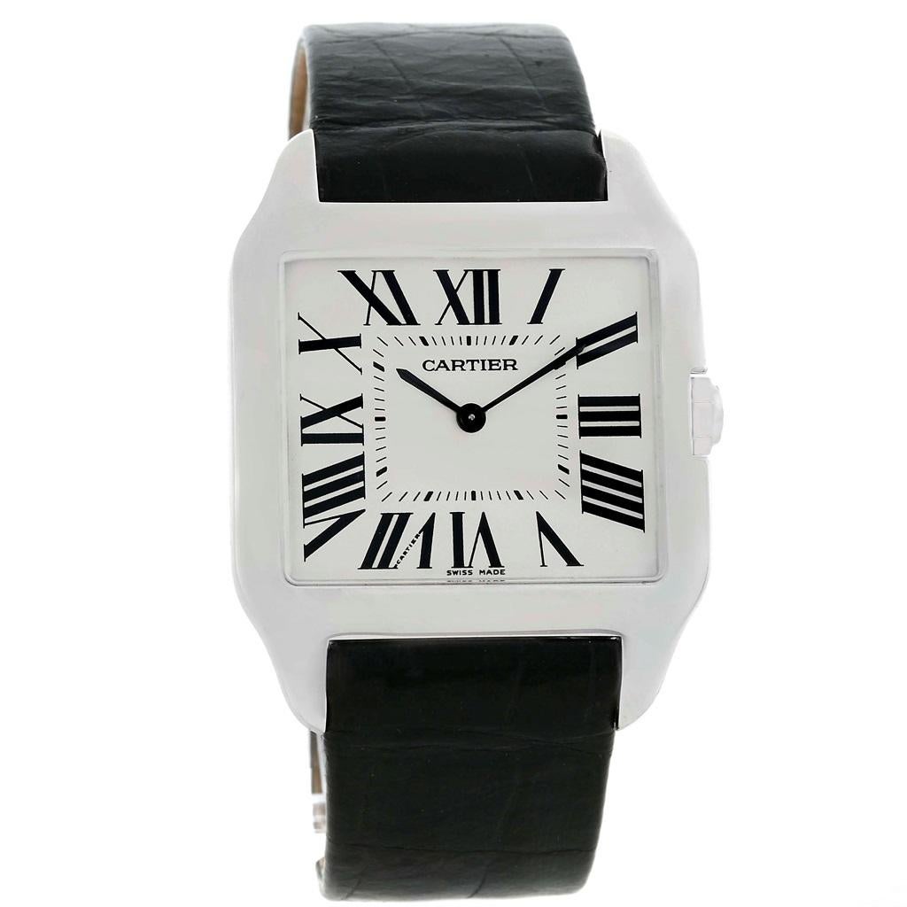 Cartier Santos Dumont Men's 18 Karat White Gold Manual Watch W2007051 5