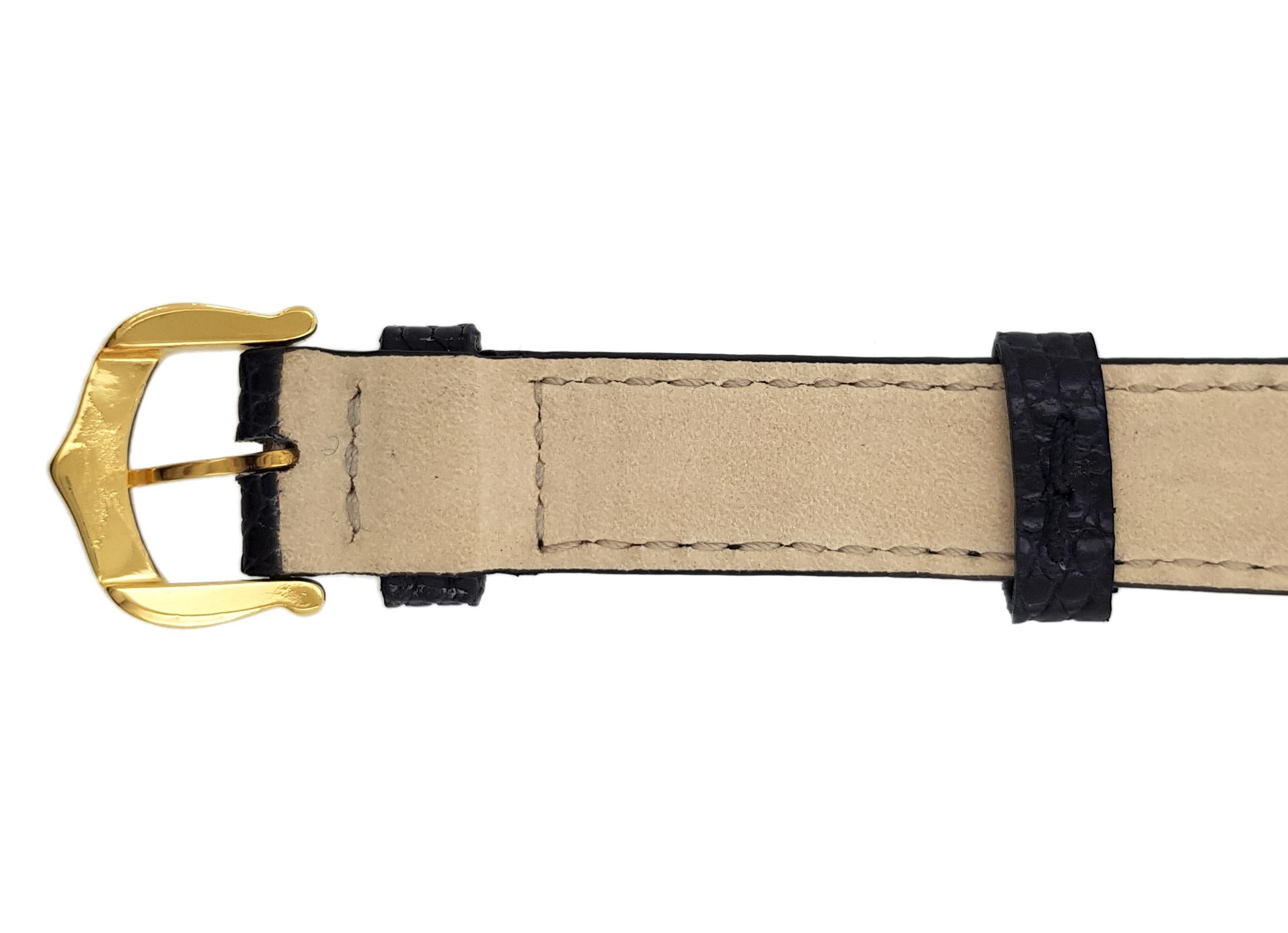 Cartier Santos Dumont Paris Dial Ultra Thin Flat Extra Plate 18k Gold Piguet 21 4