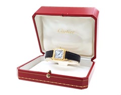 Cartier Santos Dumont Paris Dial Ultra Thin Flat Extra Plate 18k Gold Piguet 21