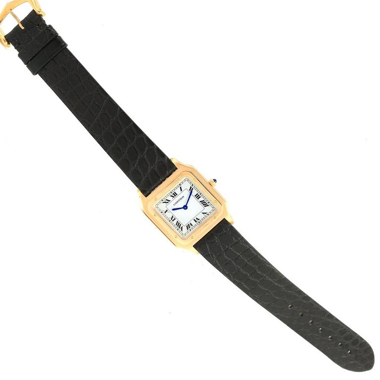 Cartier Santos Dumont Paris Yellow Gold Manual Watch 15751